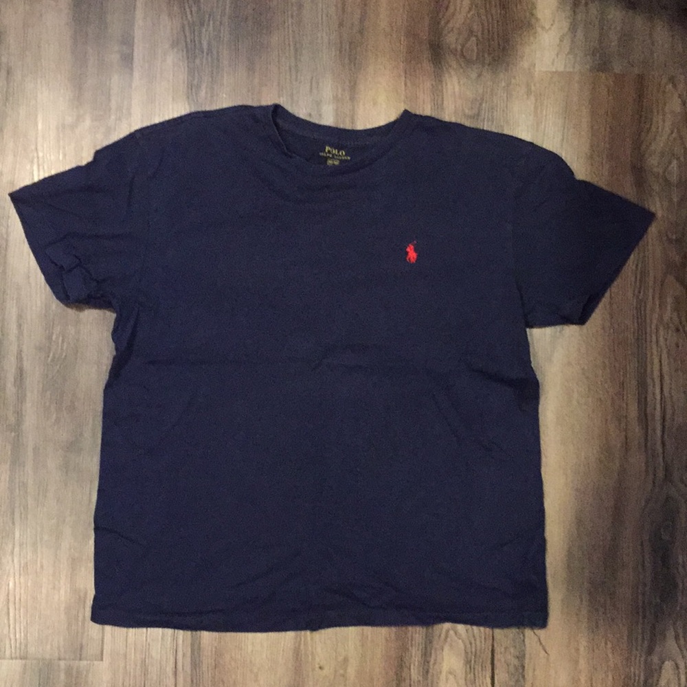 Navy Blue Polo T Shirt